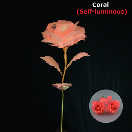Luminous rose branch gift for Valentine's Day or Mother's Day - vue 10 sur 9