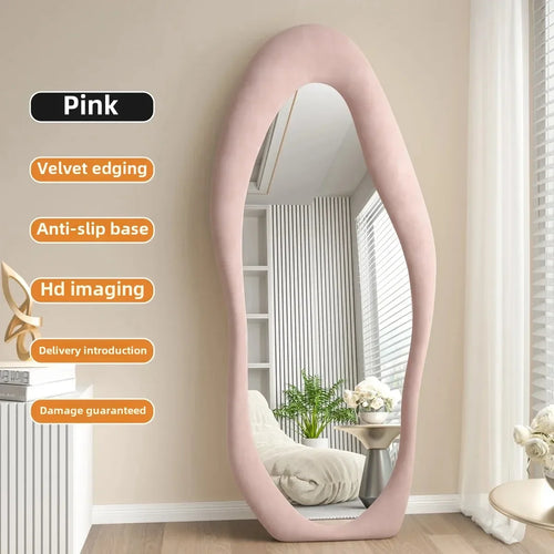 Nordic wavy full length mirror for interior decoration - vue 13 sur 13