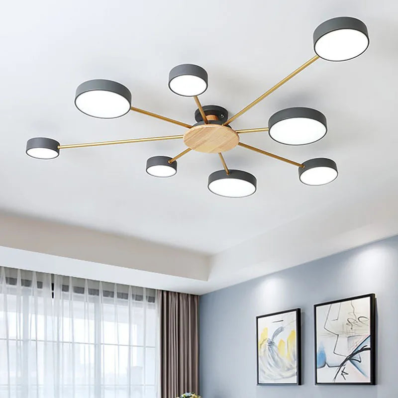 Modern creative LED ceiling light for interior decoration