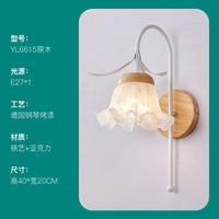 Mediterranean style glass wall light for indoor lighting