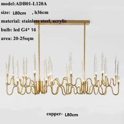 Elegant crystal designer wall light for interiors - vue 10 sur 22