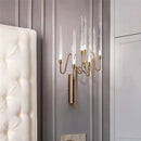 Bauhaus luxury crystal wall light for modern interiors