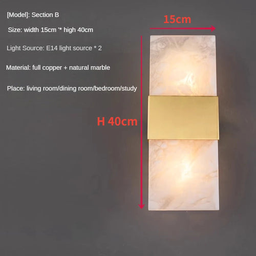 Creative and customisable copper LED wall light - vue 9 sur 11
