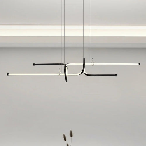 Modern luxury suspended chandelier elegant design lighting - vue 5 sur 8