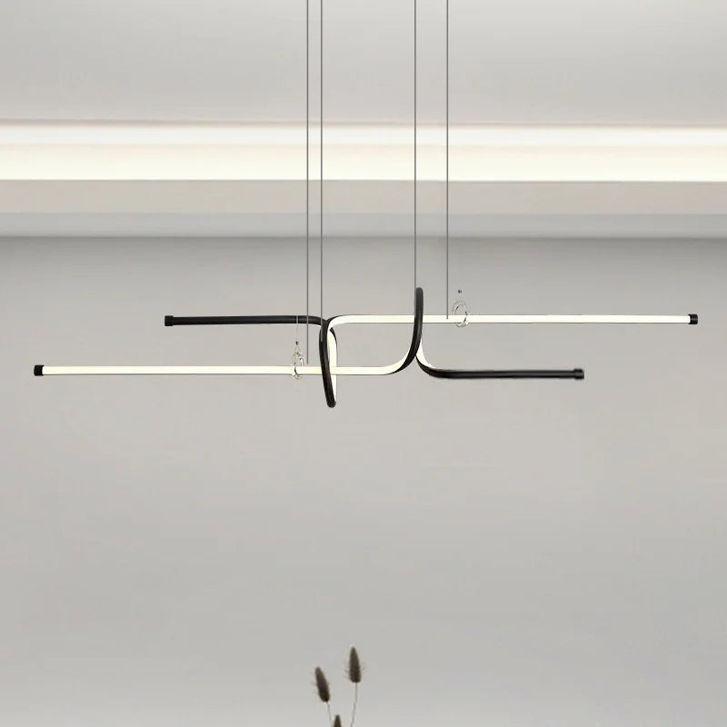 Modern luxury suspended chandelier elegant design lighting - vue 4 sur 8