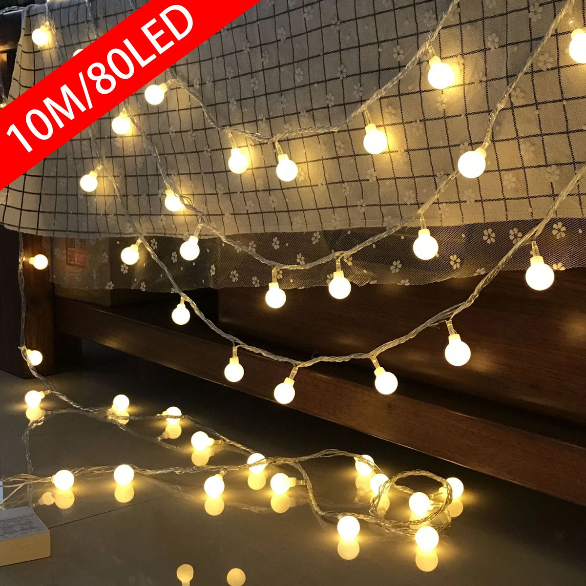 Waterproof USB LED string lights for outdoor weddings and garden