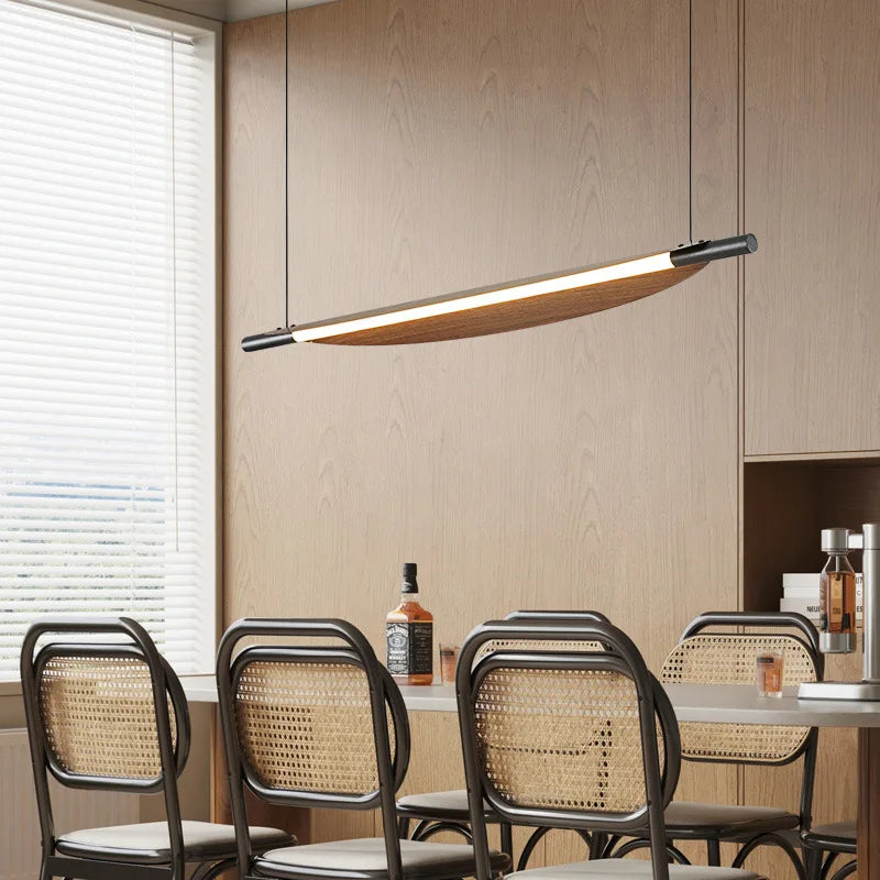 Minimalist metal chandelier with adjustable wires for bar and shop - vue 4 sur 8