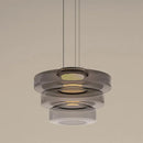 Minimalist Italian glass chandelier