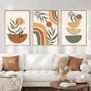 Set of 3 modern abstract art prints wall decoration for the home