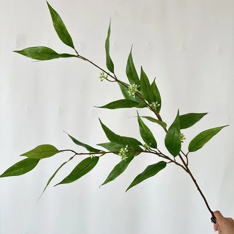 Artificial eucalyptus silk leaf for interior decoration - vue 6 sur 9