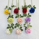 Artificial pink roses for elegant and modern home decoration