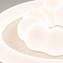Cloud ceiling light for children's room in creamy playful style