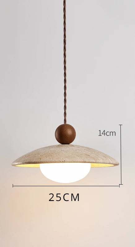 Nordic style stone LED pendant light for interior decoration