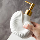 starfish ceramic bottle for lotion and soap