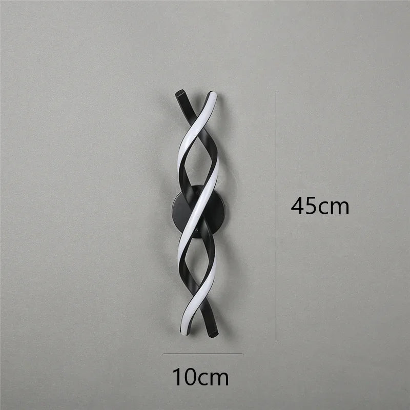 Modern minimalist acrylic LED wall light