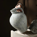 Handmade retro ceramic vase for dried flowers decorative