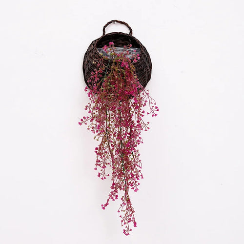 Artificial willow vine wall decoration for home, wedding and balcony - vue 3 sur 7
