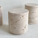 natural marble storage tank for candles decorative accessories