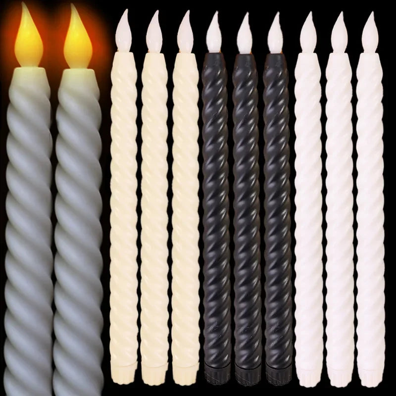 flameless flickering LED candles for party decorations