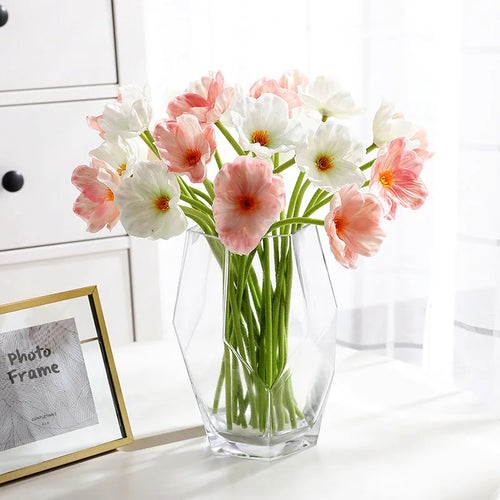 Artificial poppy flower for wedding and interior decoration - vue 2 sur 14