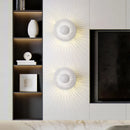 Italian horn design iron LED wall light for interior decoration