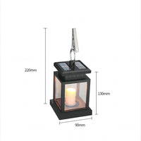 Solar LED candle lantern garden light waterproof Christmas
