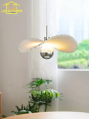 Modern minimalist resin pendant light for indoor and outdoor use