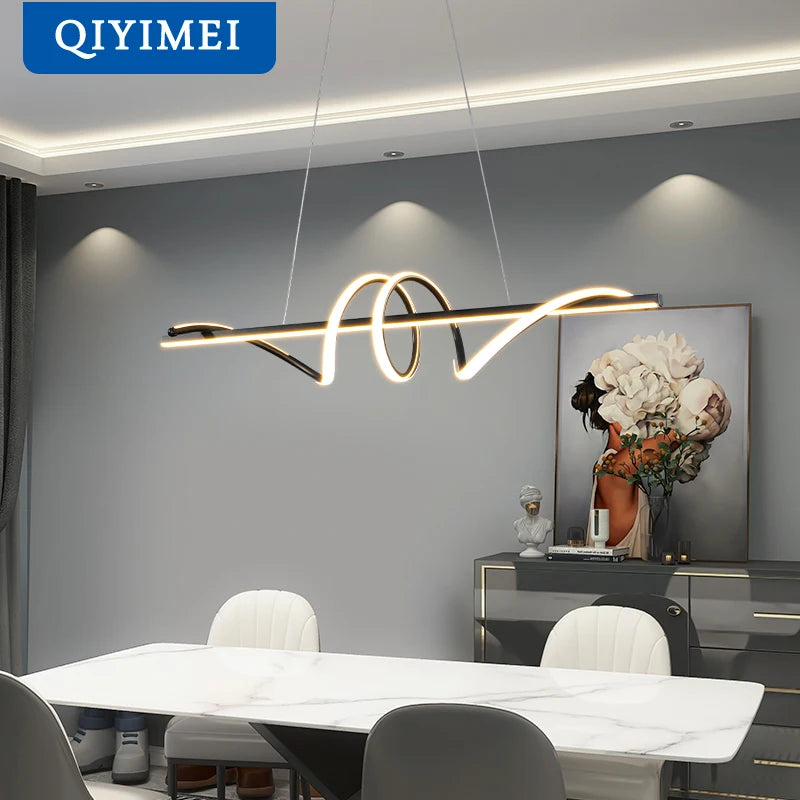 Modern minimalist decorative indoor LED pendant lamp