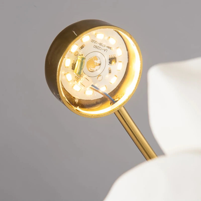 applique murale à led lotus pour décoration intérieure moderne - vue 4 sur 9