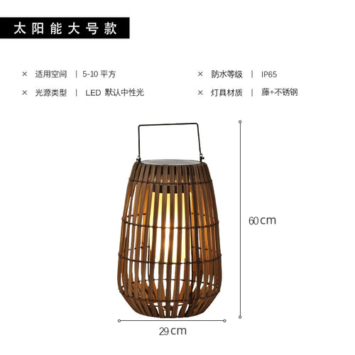 Decorative solar floor lamp for garden and outdoor use - vue 13 sur 13