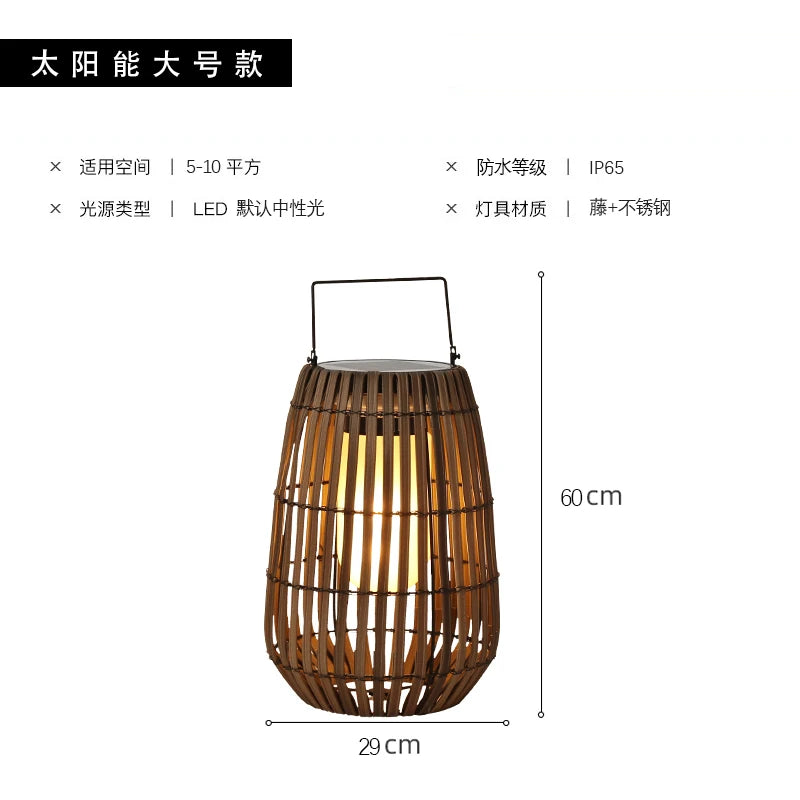 Decorative solar floor lamp for garden and outdoor use - vue 13 sur 13