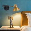 Swivel touch LED wall light