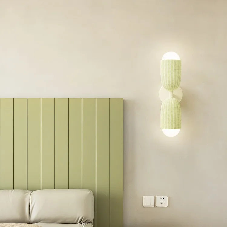 LED double head wall light for interior decoration - vue 3 sur 7