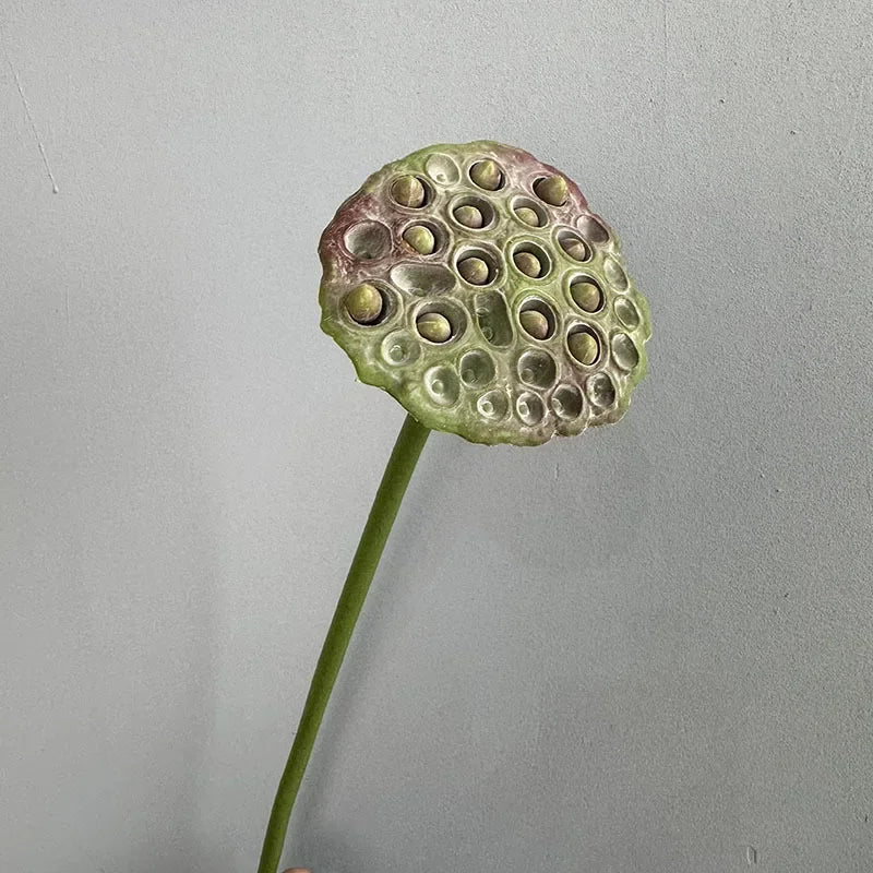 Artificial lotus plant real touch floral decoration for interiors - vue 7 sur 8