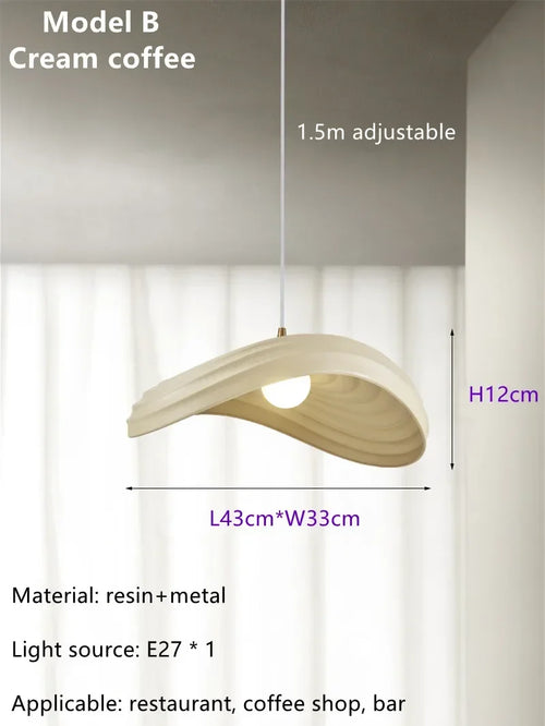 Modern Nordic designer art pendant for interior decoration - vue 18 sur 18