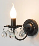 Korean style crystal wall light for decorative lighting
