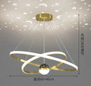 Modern silica LED pendant chandelier for restaurant and office