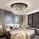 Vintage luxury dimmable crystal LED chandelier