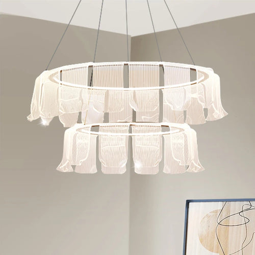 Modern and creative acrylic LED pendant light - vue 2 sur 9