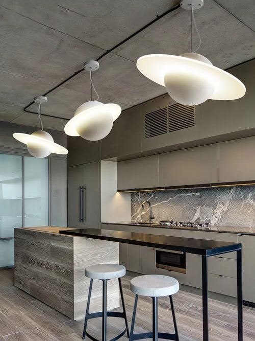 Jupiter ring pendant light - vue 3 sur 9