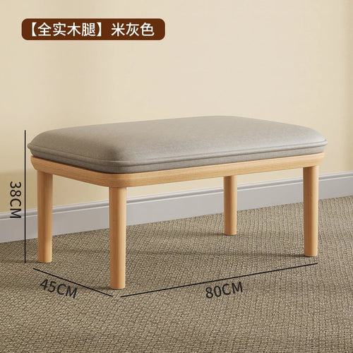 Nordic modern velvet stool unique and space-saving pouf