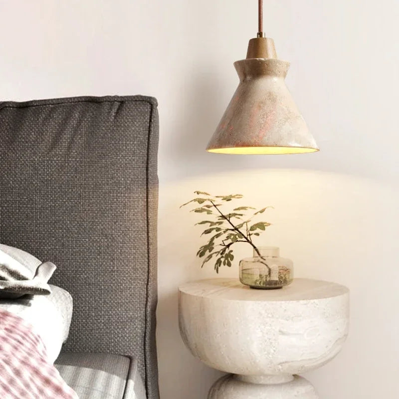 Vintage marble LED chandelier for elegant interior decoration