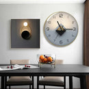 creative modern design glass wall clock for home decor