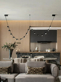 Nordic leather designer chandelier for decorative pendant lighting