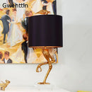 Creative ostrich table lamp for modern interior decor