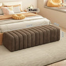 modern design shoe bench with soft and comfortable footrest