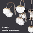 Modern wrought iron chandelier for interior decoration