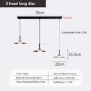 Multi-head glass pendant light for modern interiors