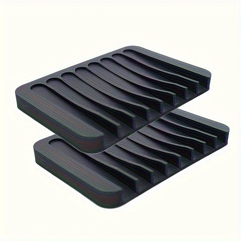 silicone soap dish self-draining tray for bathroom