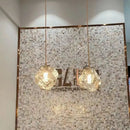 Smoked glass chandelier modern lighting for kitchen and bar